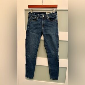 Rag and Bone Cate Mid Rise Skinny Ankle Jeans size 28